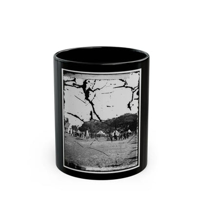 Battery Drill, U.S.A. (U.S. Civil War) Black Coffee Mug-11oz-Go Mug Yourself