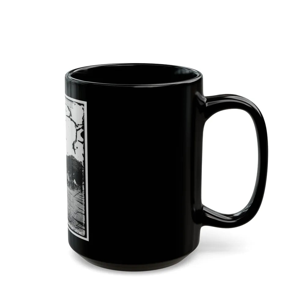 Battery Drill, U.S.A. (U.S. Civil War) Black Coffee Mug-Go Mug Yourself