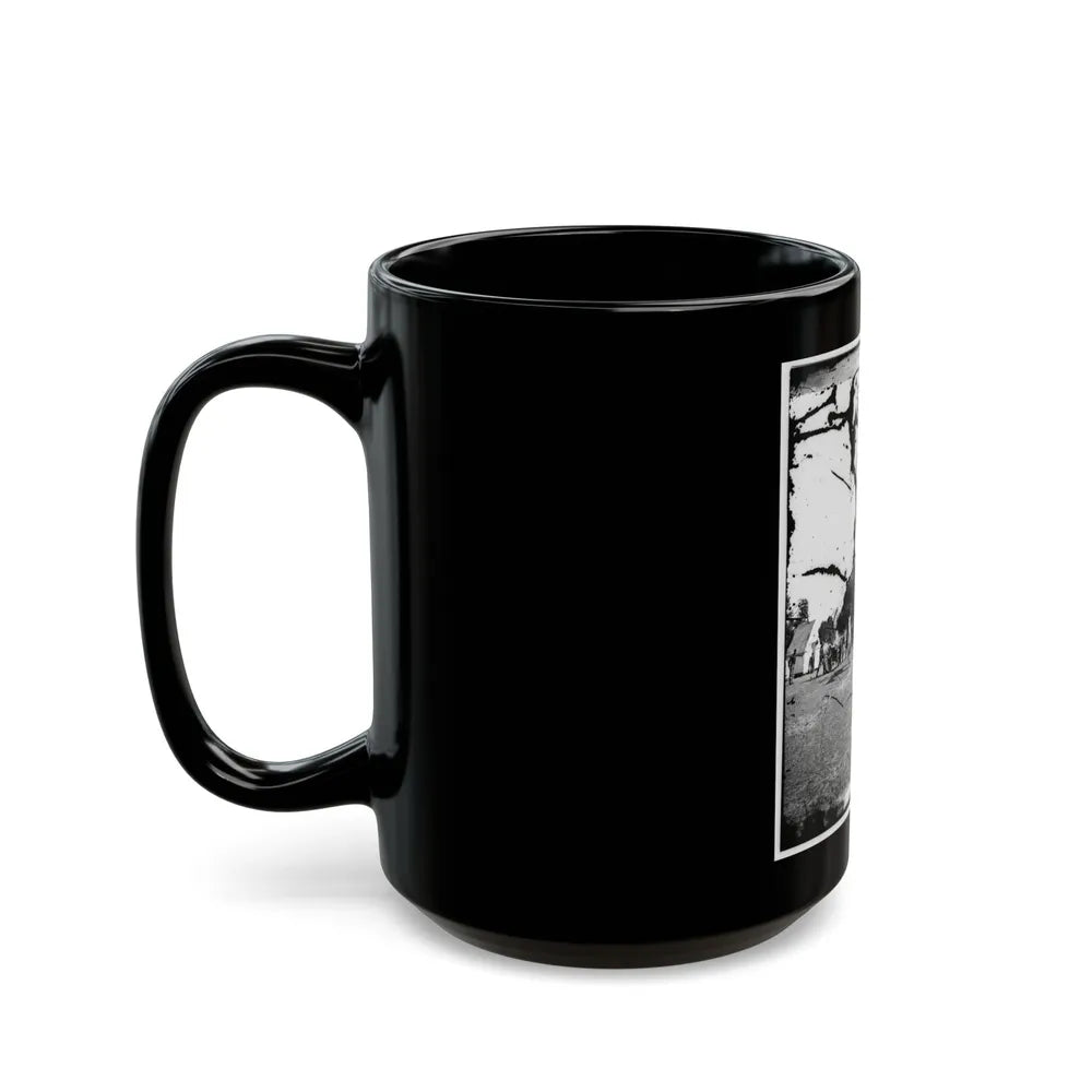 Battery Drill, U.S.A. (U.S. Civil War) Black Coffee Mug-Go Mug Yourself