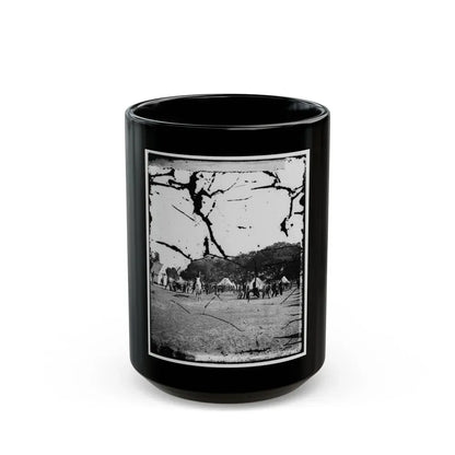 Battery Drill, U.S.A. (U.S. Civil War) Black Coffee Mug 15oz - Go Mug Yourself