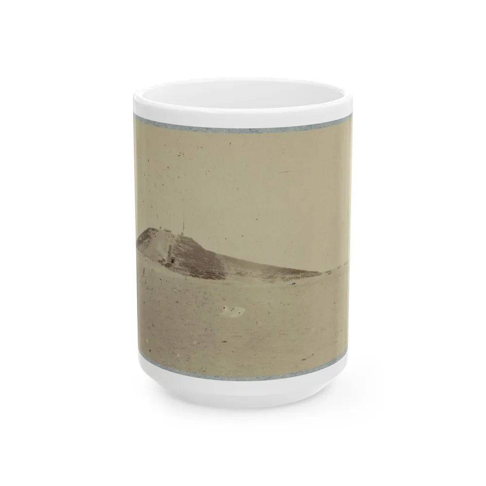 Battery Lamb Fort Fisher, N.C. (U.S. Civil War) White Coffee Mug-15oz-Go Mug Yourself