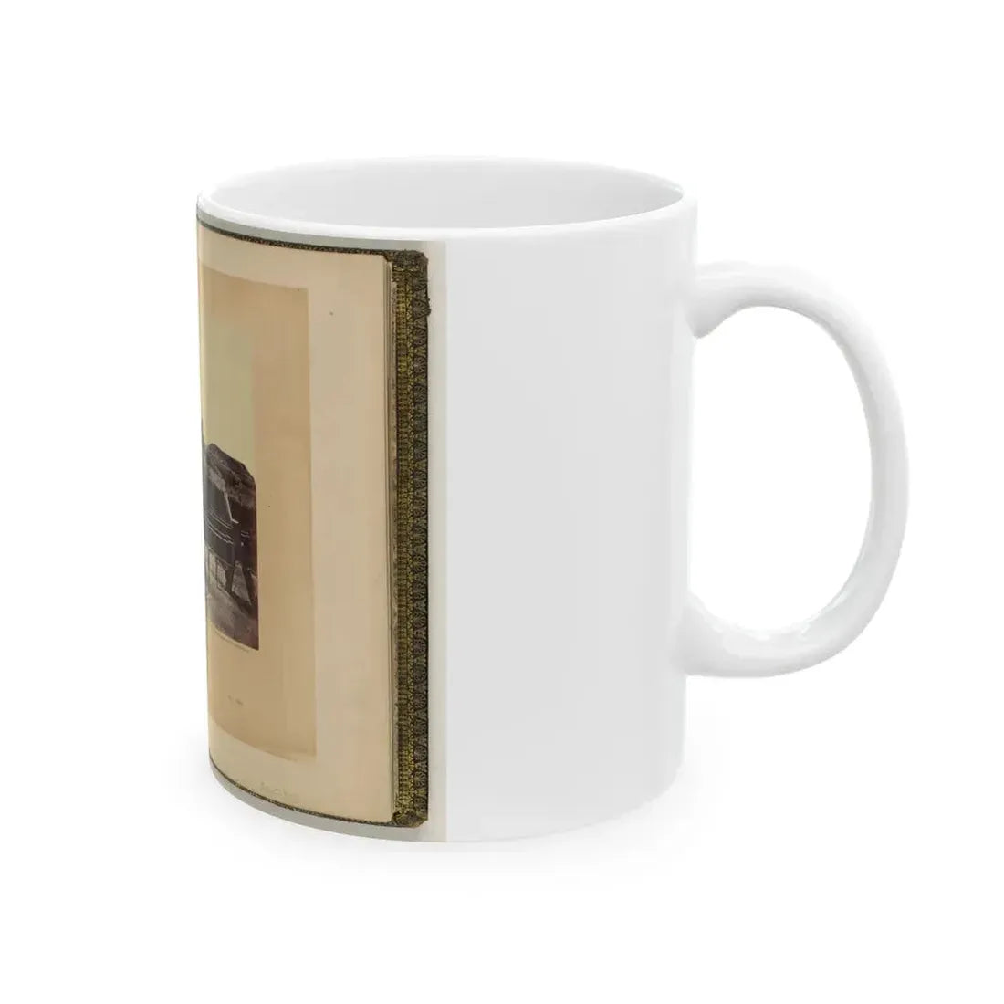 Battery No. 1, Near Yorktown, Virginia(2) (U.S. Civil War) White Coffee Mug - Go Mug Yourself