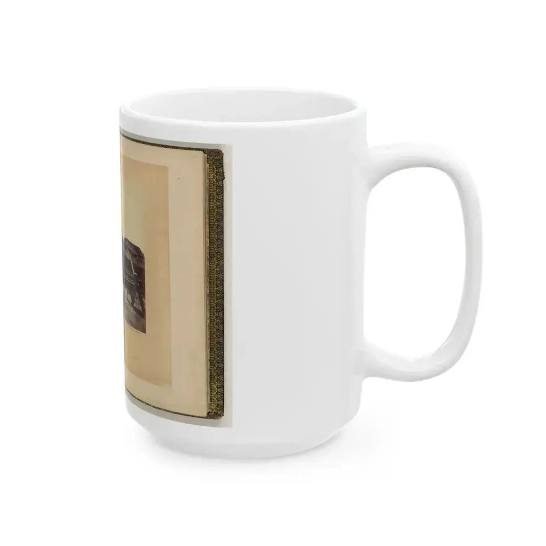 Battery No. 1, Near Yorktown, Virginia(2) (U.S. Civil War) White Coffee Mug - Go Mug Yourself