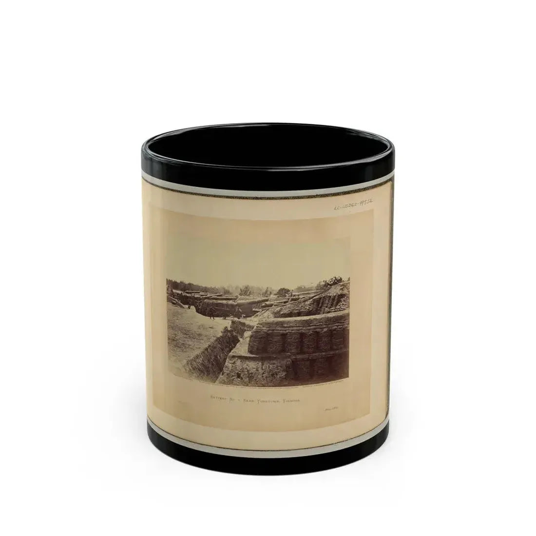 Battery No. 1, Near Yorktown, Virginia (U.S. Civil War) Black Coffee Mug 11oz - Go Mug Yourself