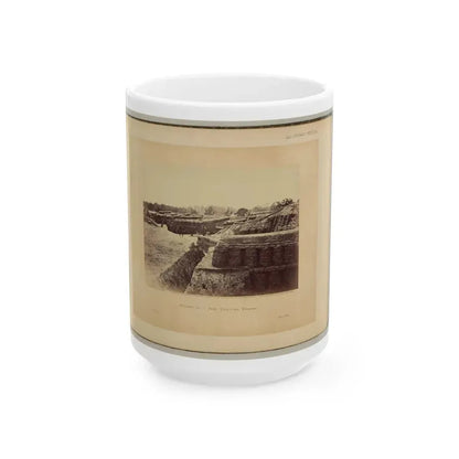 Battery No. 1, Near Yorktown, Virginia (U.S. Civil War) White Coffee Mug 15oz - Go Mug Yourself