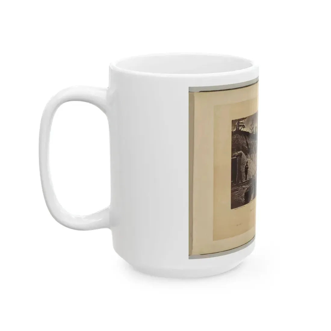 Battery No. 4, Near Yorktown, Virginia (U.S. Civil War) White Coffee Mug - Go Mug Yourself