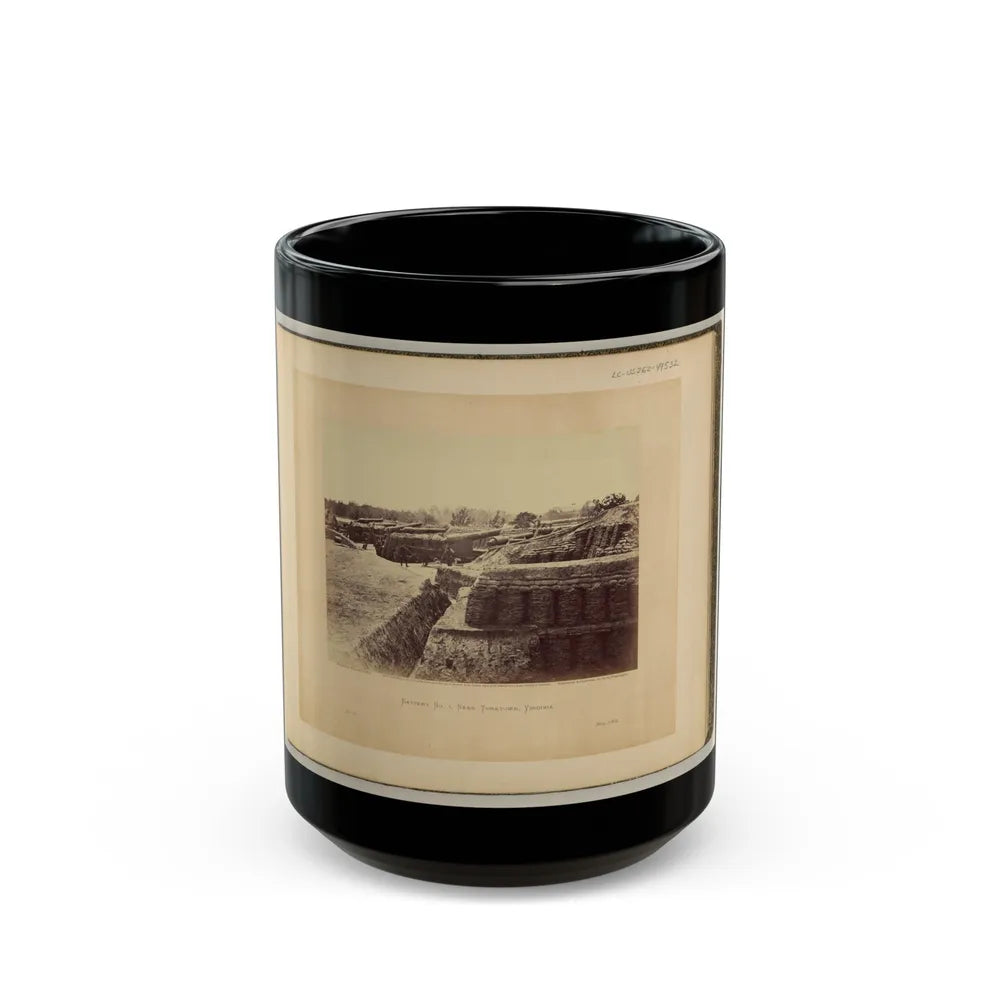 Battery No. 1, Near Yorktown, Virginia (U.S. Civil War) Black Coffee Mug-15oz-Go Mug Yourself