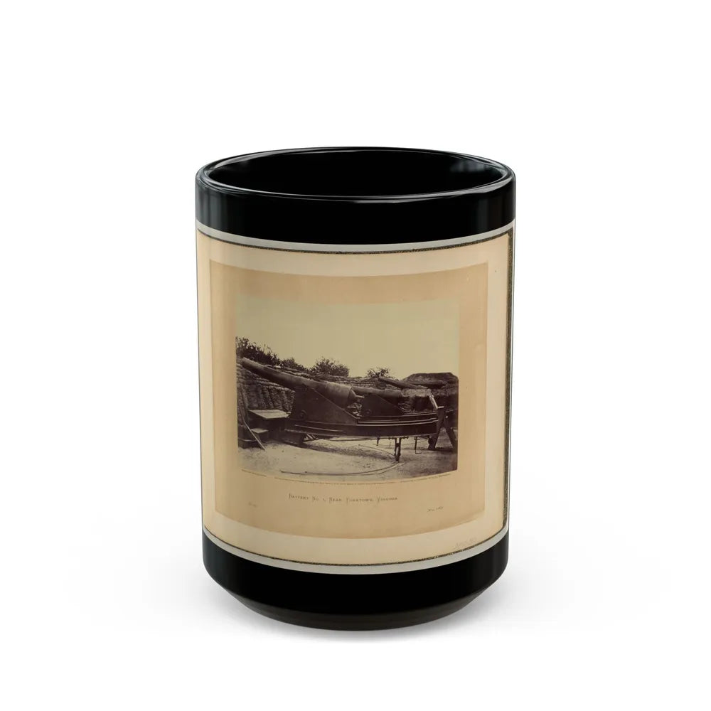 Battery No. 1, Near Yorktown, Virginia(2) (U.S. Civil War) Black Coffee Mug-15oz-Go Mug Yourself