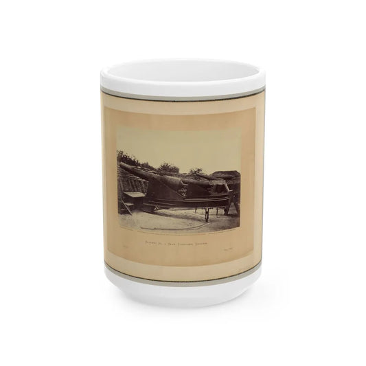 Battery No. 1, Near Yorktown, Virginia(2) (U.S. Civil War) White Coffee Mug-15oz-Go Mug Yourself