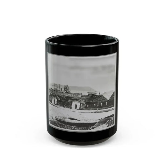 Battery Rodgers, (Interior), Vicinity, Alexandria, Va. (U.S. Civil War) Black Coffee Mug 15oz - Go Mug Yourself