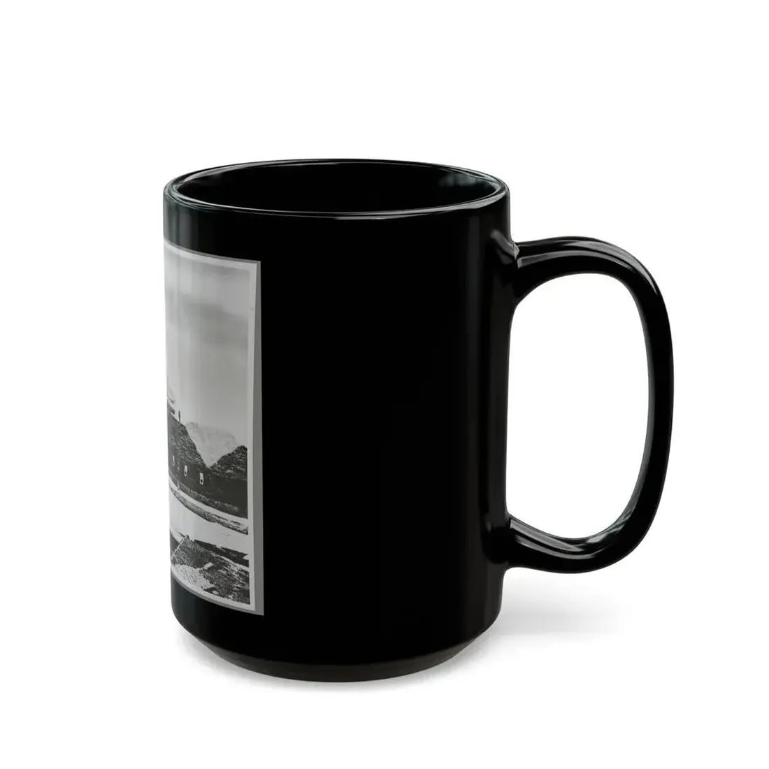 Battery Rodgers, (Interior), Vicinity, Alexandria, Va. (U.S. Civil War) Black Coffee Mug - Go Mug Yourself