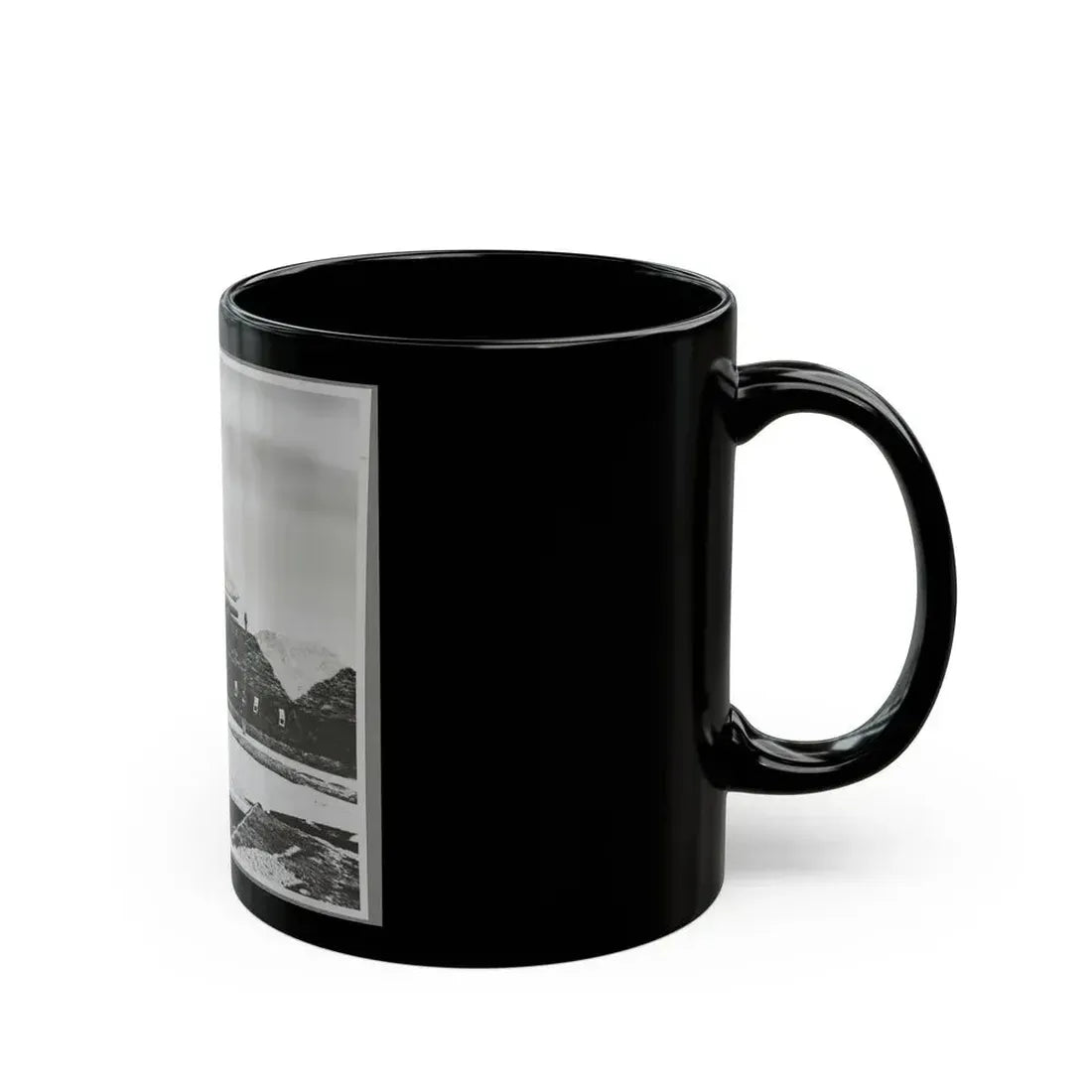 Battery Rodgers, (Interior), Vicinity, Alexandria, Va. (U.S. Civil War) Black Coffee Mug - Go Mug Yourself