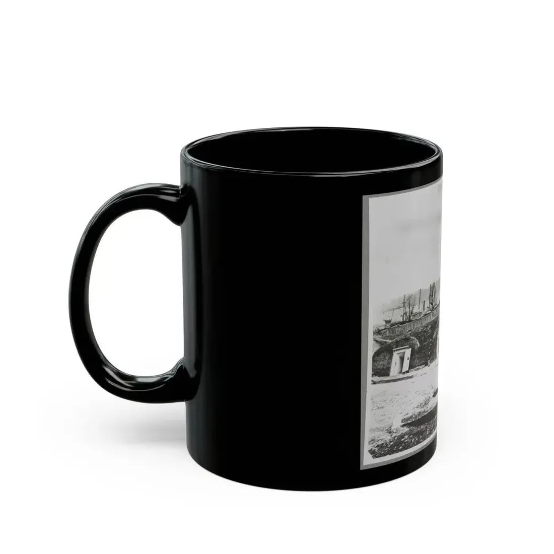 Battery Rodgers, (Interior), Vicinity, Alexandria, Va. (U.S. Civil War) Black Coffee Mug - Go Mug Yourself