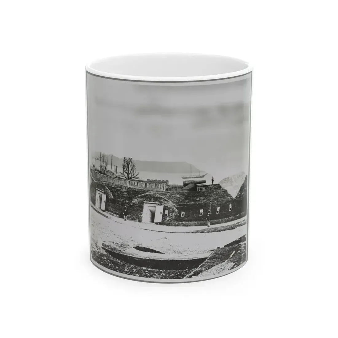 Battery Rodgers, (Interior), Vicinity, Alexandria, Va. (U.S. Civil War) White Coffee Mug 11oz - Go Mug Yourself