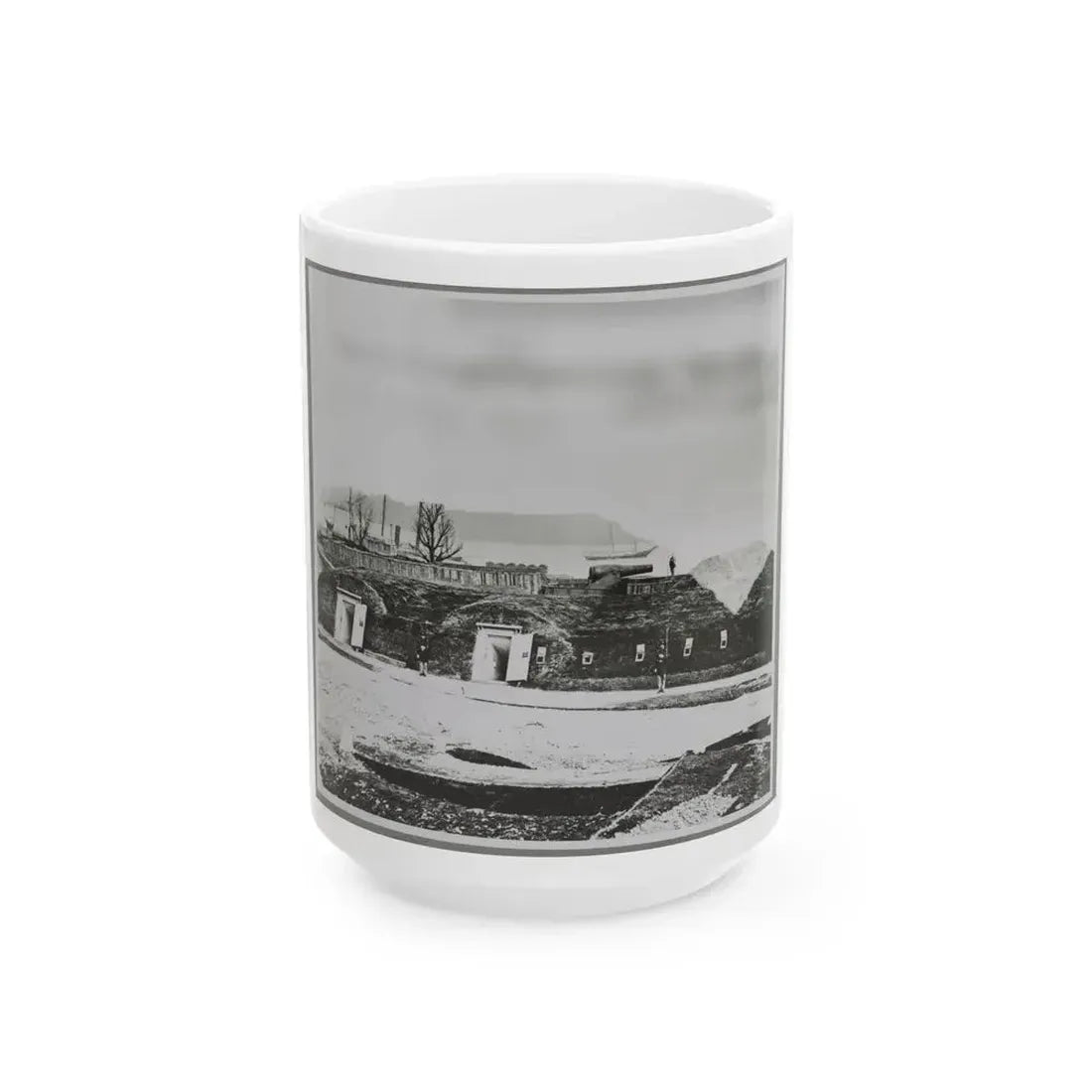 Battery Rodgers, (Interior), Vicinity, Alexandria, Va. (U.S. Civil War) White Coffee Mug 15oz - Go Mug Yourself