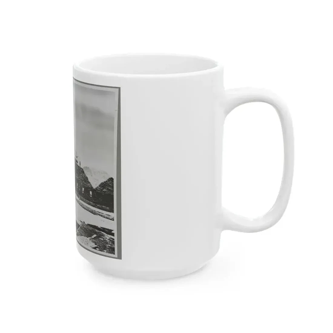 Battery Rodgers, (Interior), Vicinity, Alexandria, Va. (U.S. Civil War) White Coffee Mug - Go Mug Yourself