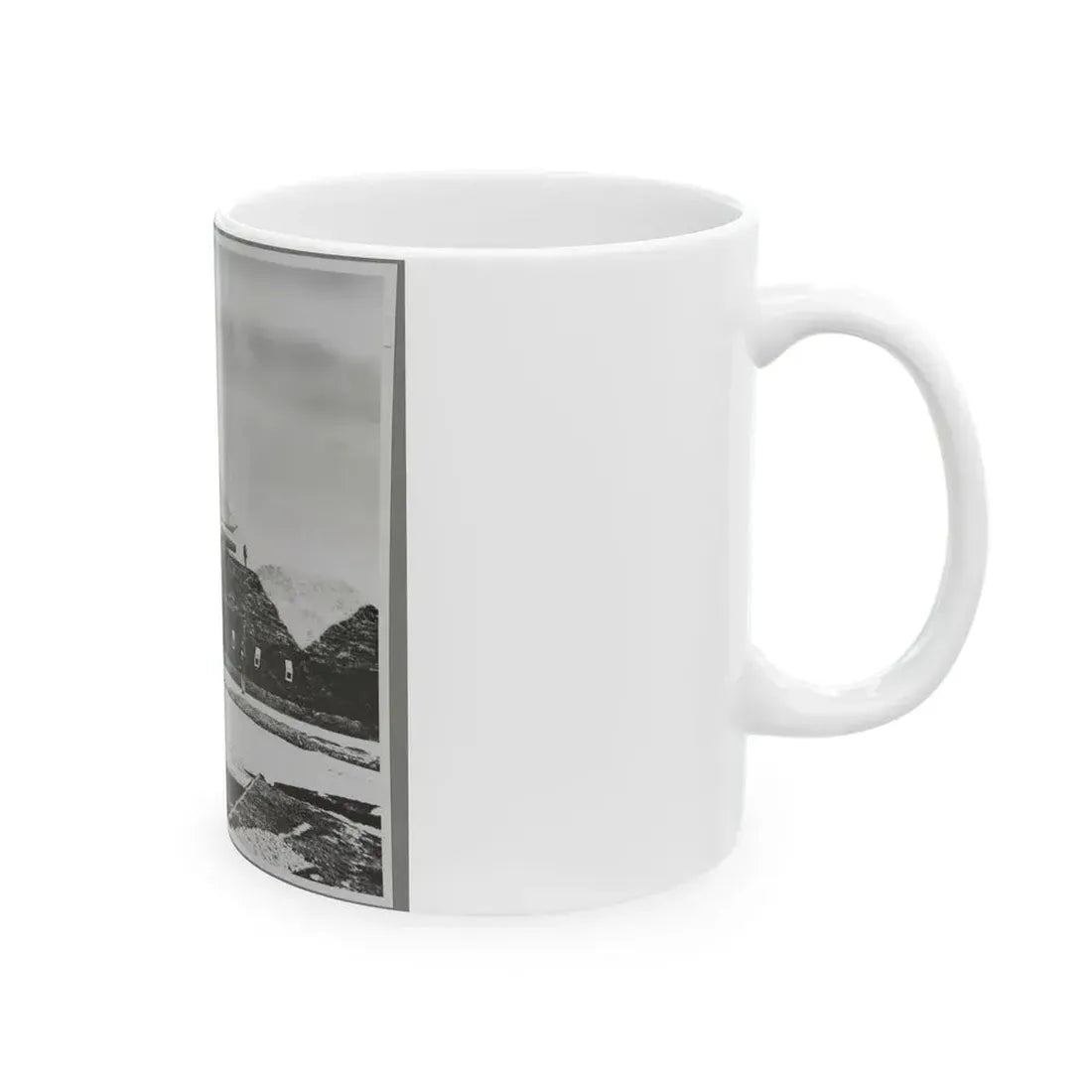 Battery Rodgers, (Interior), Vicinity, Alexandria, Va. (U.S. Civil War) White Coffee Mug - Go Mug Yourself