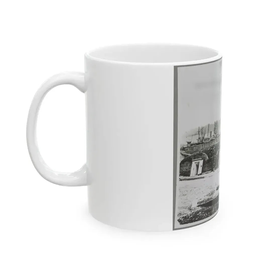 Battery Rodgers, (Interior), Vicinity, Alexandria, Va. (U.S. Civil War) White Coffee Mug - Go Mug Yourself