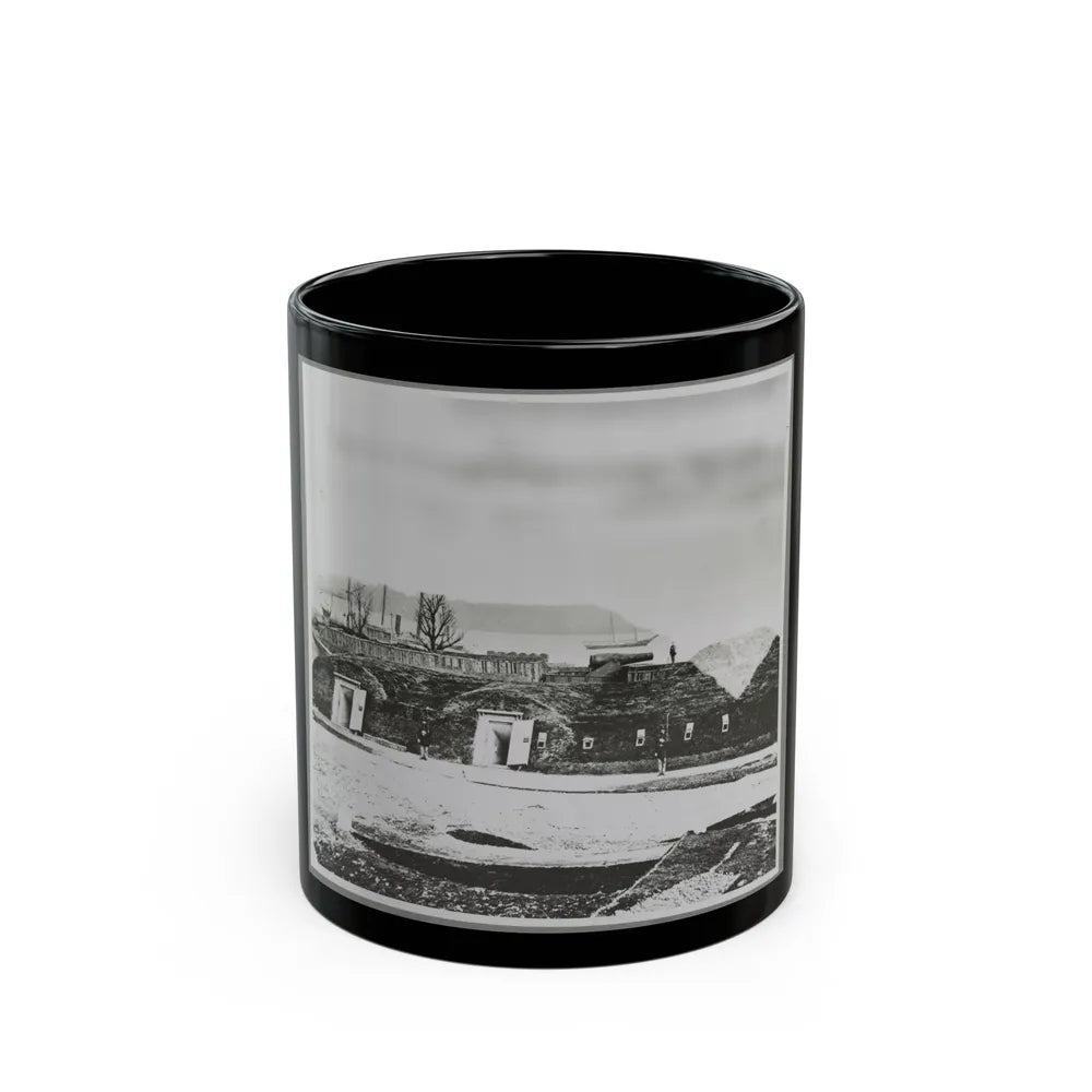 Battery Rodgers, (Interior), Vicinity, Alexandria, Va. (U.S. Civil War) Black Coffee Mug-11oz-Go Mug Yourself