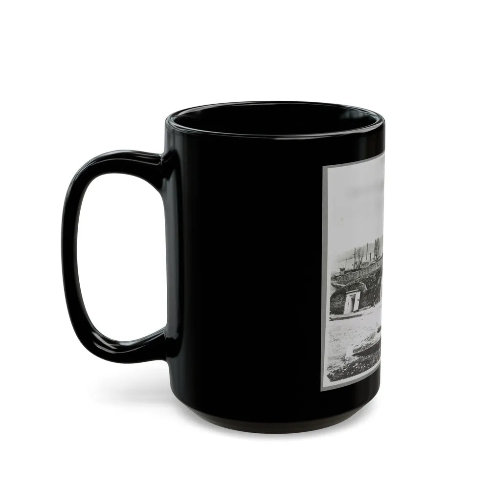 Battery Rodgers, (Interior), Vicinity, Alexandria, Va. (U.S. Civil War) Black Coffee Mug-Go Mug Yourself