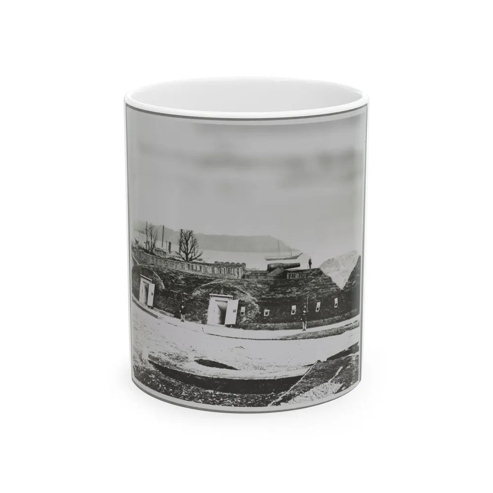 Battery Rodgers, (Interior), Vicinity, Alexandria, Va. (U.S. Civil War) White Coffee Mug-11oz-Go Mug Yourself