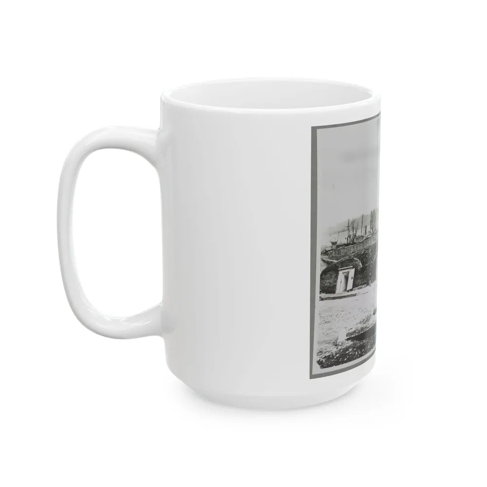 Battery Rodgers, (Interior), Vicinity, Alexandria, Va. (U.S. Civil War) White Coffee Mug-Go Mug Yourself