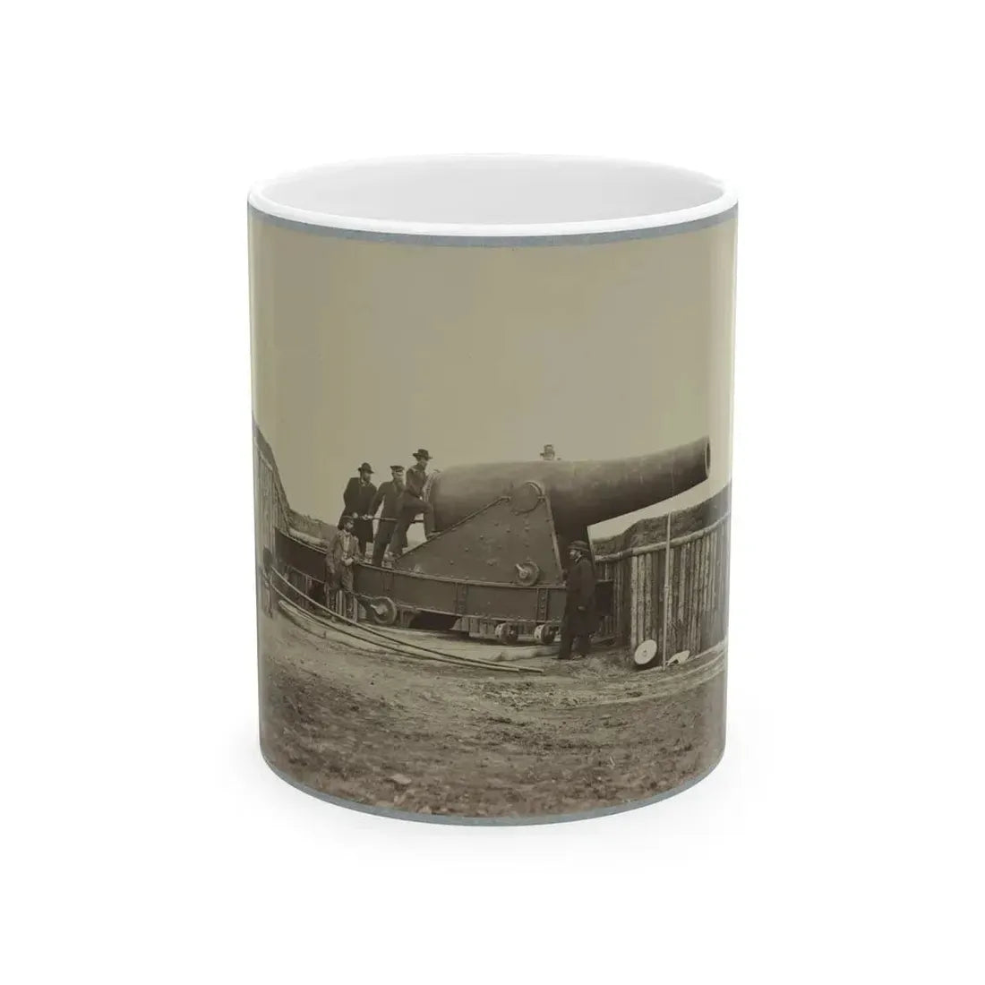 Battery Rodgers, Potomac River, Near Alexandria 001 (U.S. Civil War) White Coffee Mug 11oz - Go Mug Yourself