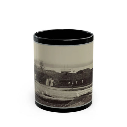 Battery Rodgers, Potomac River, Near Alexandria (U.S. Civil War) Black Coffee Mug-11oz-Go Mug Yourself