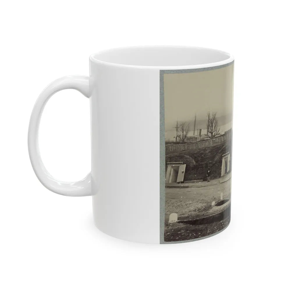 Battery Rodgers, Potomac River, Near Alexandria (U.S. Civil War) White Coffee Mug-Go Mug Yourself