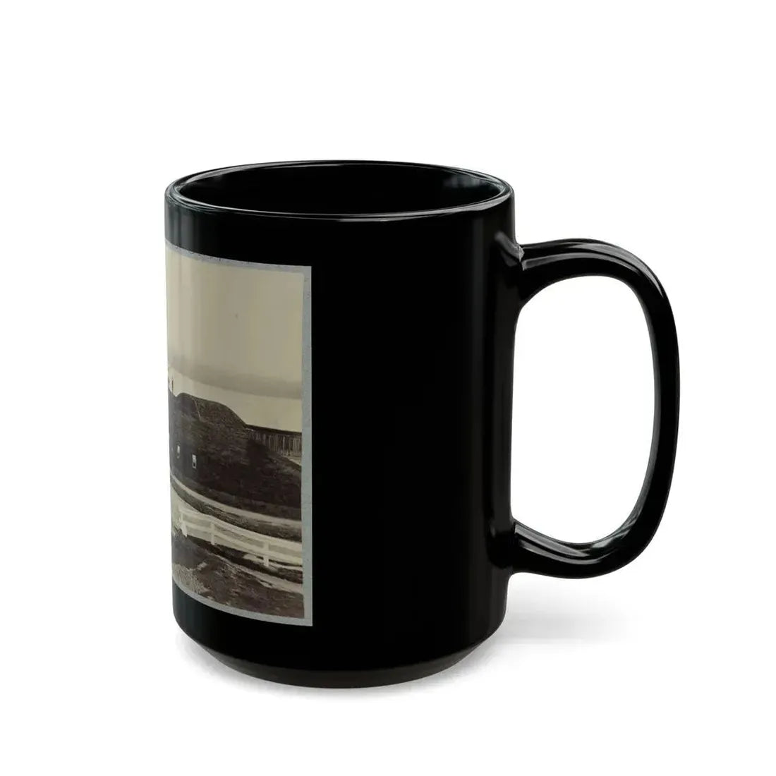 Battery Rodgers, Potomac River, Near Alexandria (U.S. Civil War) Black Coffee Mug - Go Mug Yourself
