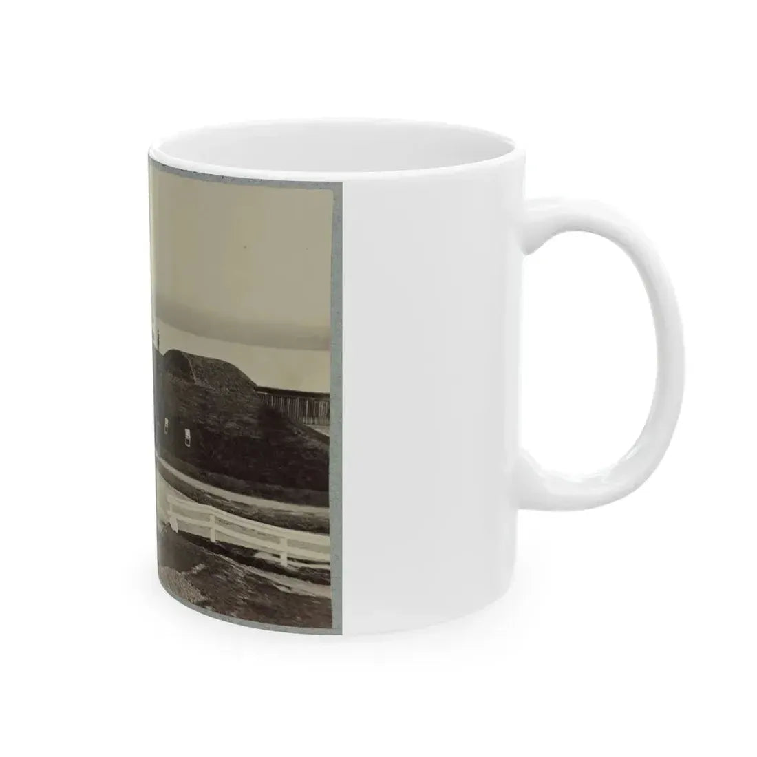 Battery Rodgers, Potomac River, Near Alexandria (U.S. Civil War) White Coffee Mug - Go Mug Yourself