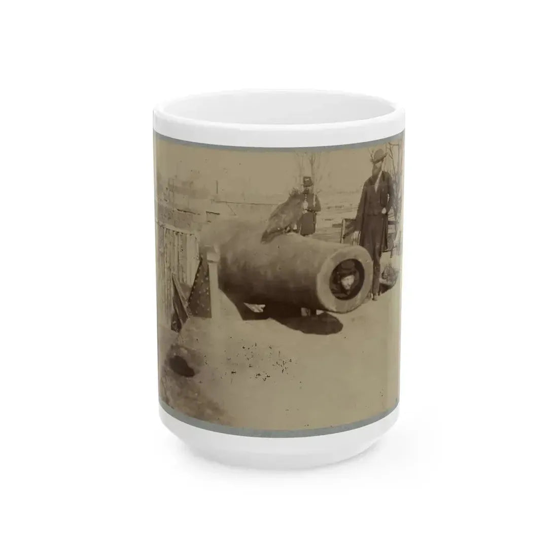Battery Rodgers (U.S. Civil War) White Coffee Mug 15oz - Go Mug Yourself