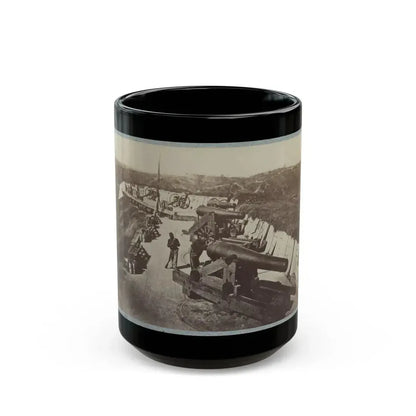 Battery Sherman, Vicksburg, Miss. (U.S. Civil War) Black Coffee Mug 15oz - Go Mug Yourself