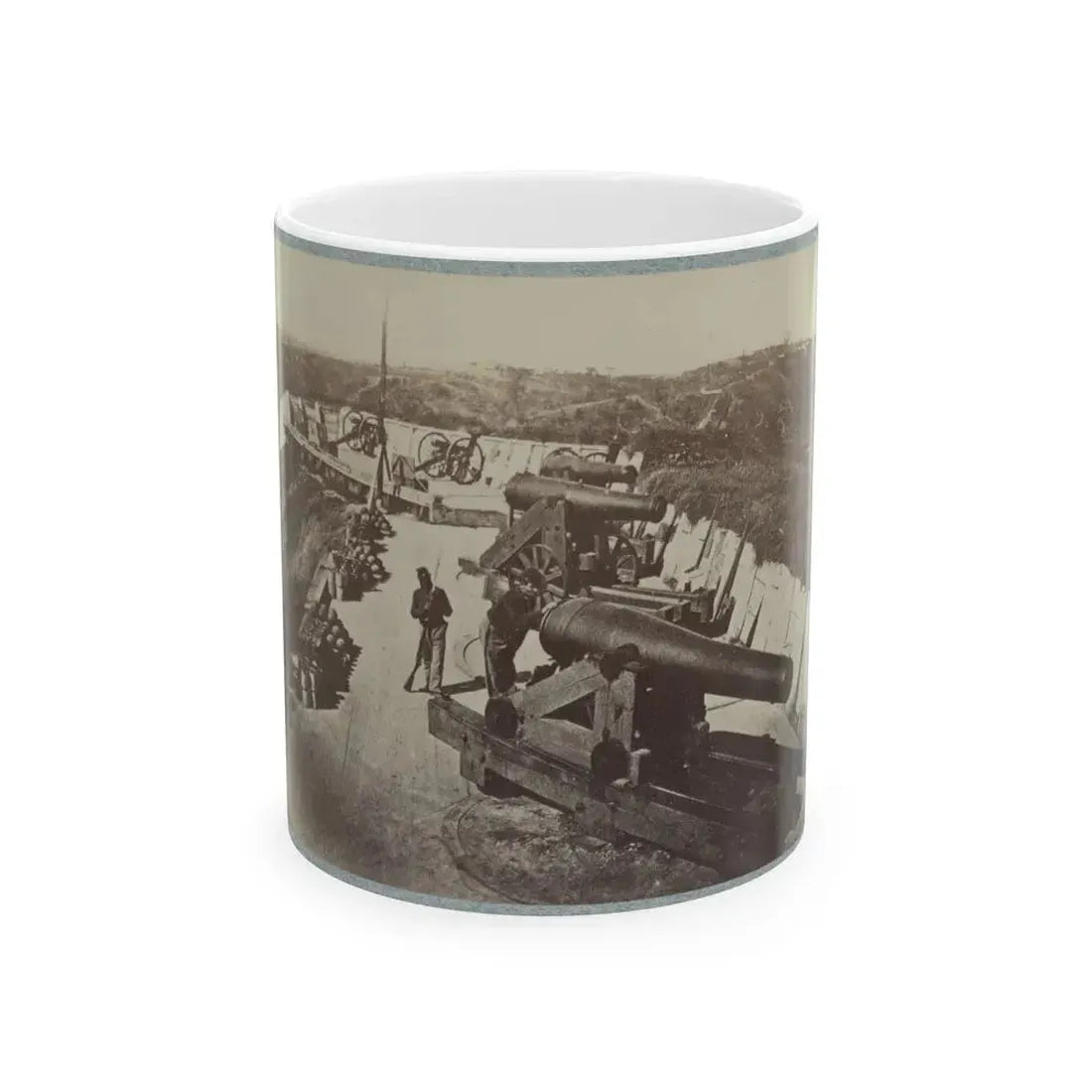 Battery Sherman, Vicksburg, Miss. (U.S. Civil War) White Coffee Mug 11oz - Go Mug Yourself