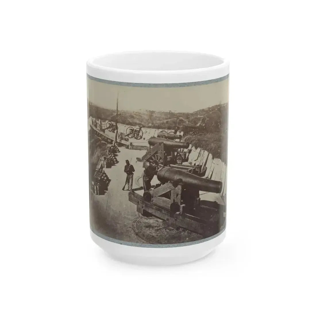 Battery Sherman, Vicksburg, Miss. (U.S. Civil War) White Coffee Mug 15oz - Go Mug Yourself