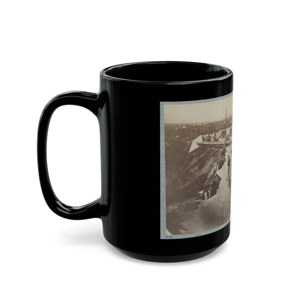 Battery Sherman, Vicksburg, Miss. (U.S. Civil War) Black Coffee Mug-Go Mug Yourself