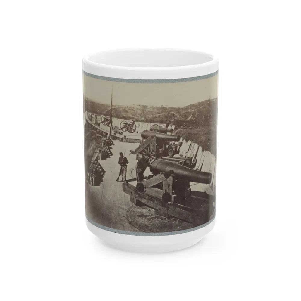 Battery Sherman, Vicksburg, Miss. (U.S. Civil War) White Coffee Mug-15oz-Go Mug Yourself