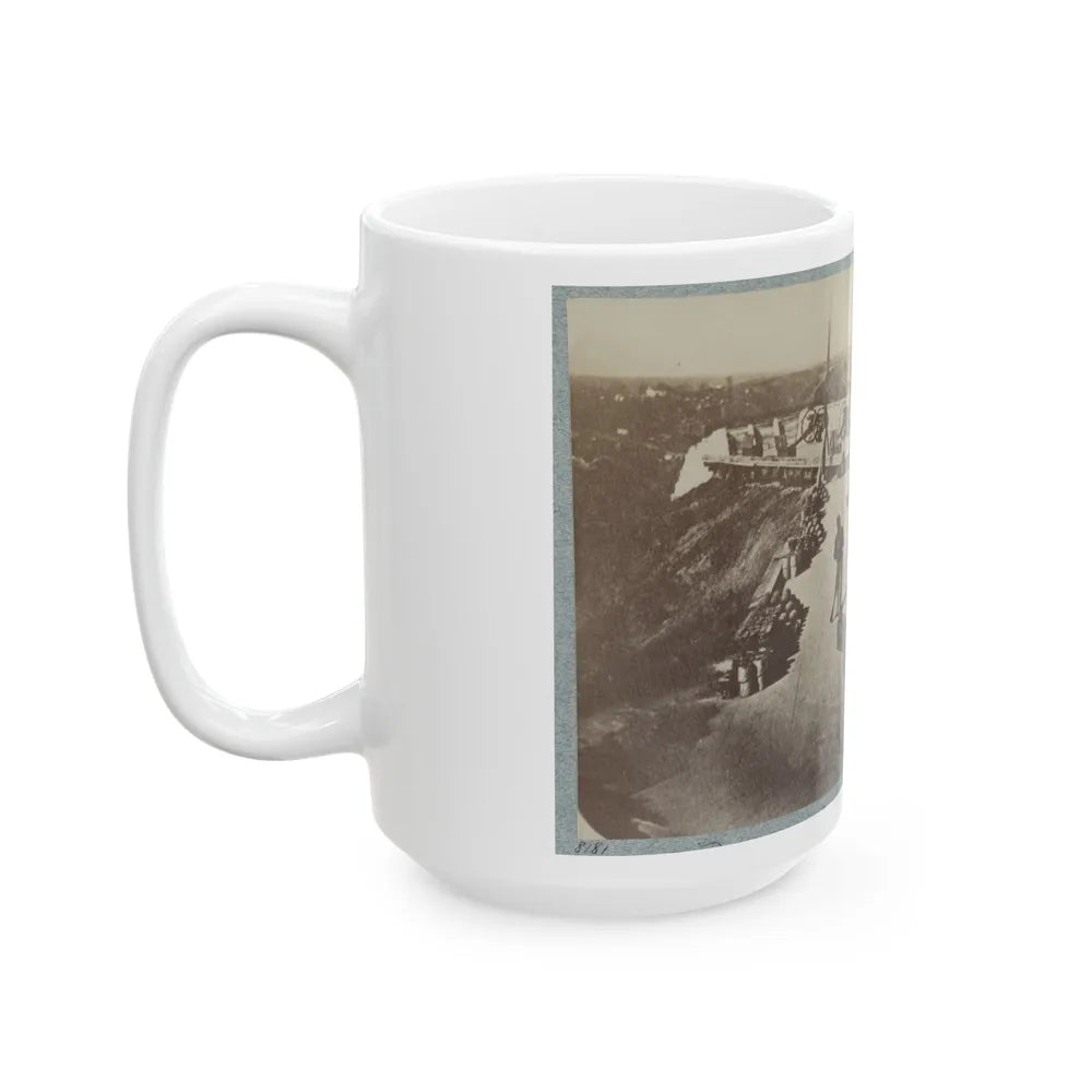 Battery Sherman, Vicksburg, Miss. (U.S. Civil War) White Coffee Mug-Go Mug Yourself