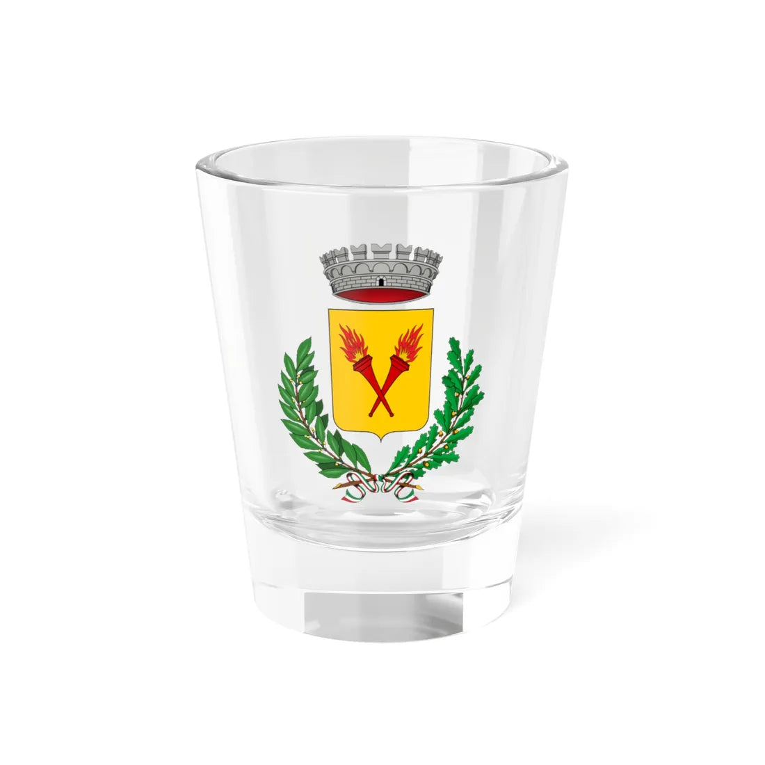 Battifollo-Stemma (Italy) (Coat of Arms) Shot Glass 1.5oz 1.5oz - Go Mug Yourself