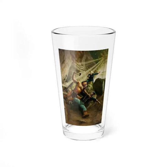 Battle at Thunderhorse Mesa, Paperback Novel Cover (Dell Books, 1989) - Pint Glass 16oz 16oz - Go Mug Yourself