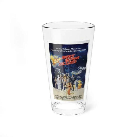 BATTLE BEYOND THE STARS 1980 Movie Poster - Pint Glass 16oz 16oz - Go Mug Yourself