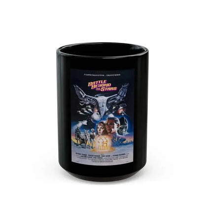 BATTLE BEYOND THE STARS (2) 1980 Movie Poster - Black Coffee Mug 15oz - Go Mug Yourself