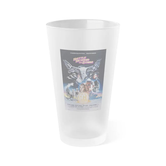 BATTLE BEYOND THE STARS (2) 1980 Movie Poster - Frosted Pint Glass 16oz-16oz-Frosted-Go Mug Yourself