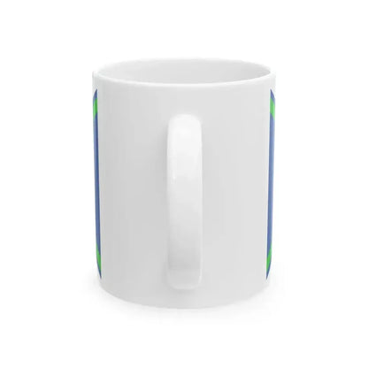Battle ensign of the Coast Guard of Georgia (Georgia) White Coffee Mug - Go Mug Yourself