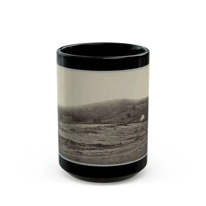 Battle-Field Of Gettysburg. Culp's Hill (U.S. Civil War) Black Coffee Mug 15oz - Go Mug Yourself