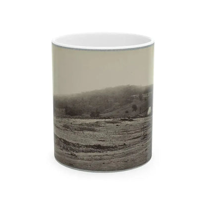 Battle-Field Of Gettysburg. Culp's Hill (U.S. Civil War) White Coffee Mug 11oz - Go Mug Yourself