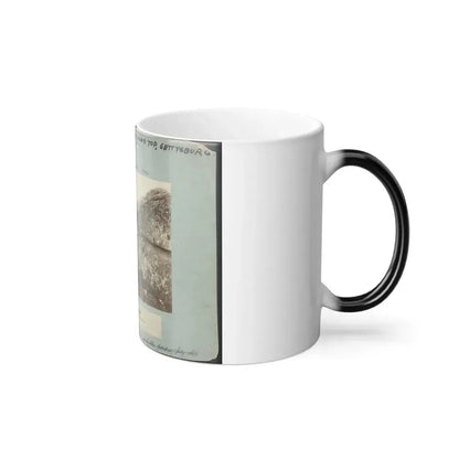Battle-Field of Gettysburg--Dead Confederate Sharpshooter at Foot of Little Round Top I.E., Devil's Den (U.S. Civil War) Color Changing Coffee Mug 11oz - Go Mug Yourself