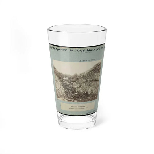 Battle-Field Of Gettysburg--Dead Confederate Sharpshooter At Foot Of Little Round Top I.E., Devil's Den (U.S. Civil War) Pint Glass 16oz 16oz - Go Mug Yourself