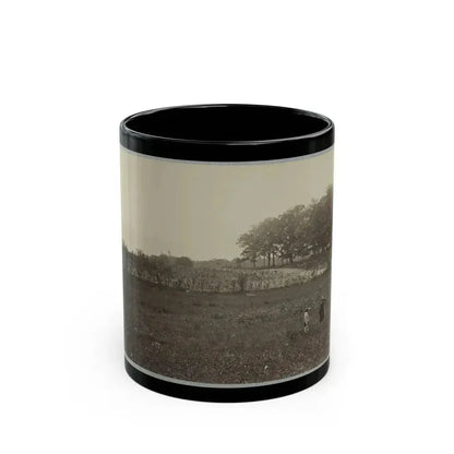 Battle-Field Of Gettysburg. Scene Of General Reynold's Death (U.S. Civil War) Black Coffee Mug 11oz - Go Mug Yourself