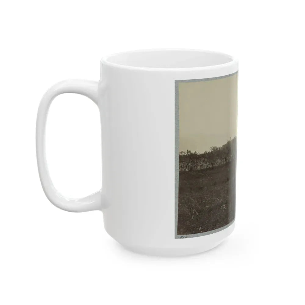 Battle-Field Of Gettysburg. Scene Of General Reynold's Death (U.S. Civil War) White Coffee Mug - Go Mug Yourself